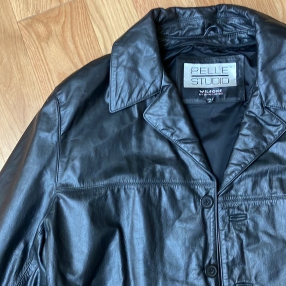 Wilson’s Leather jacket button up men’s XL women’s plus 1X-2X